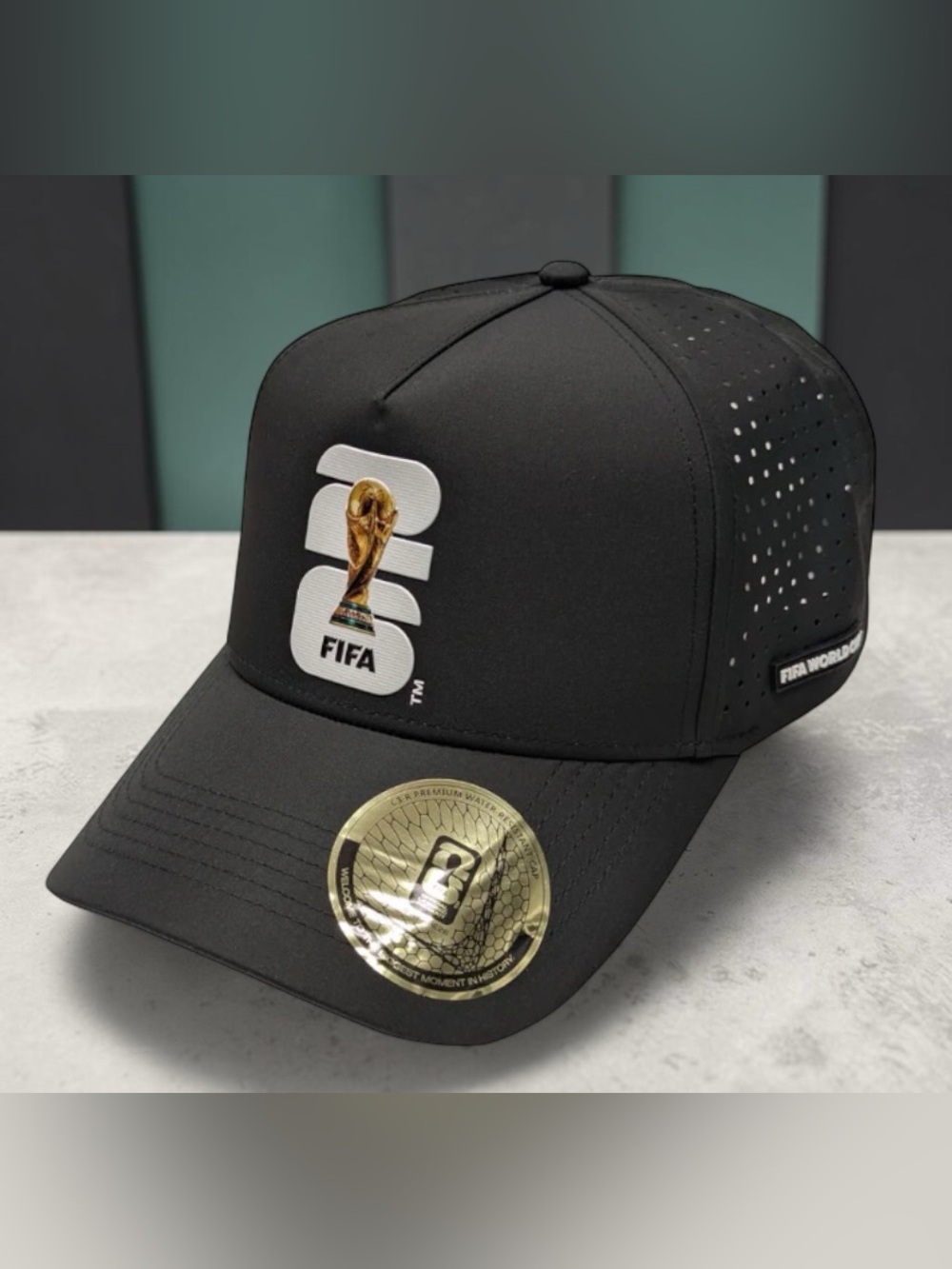 FIFA World Cup 2026 Trophy Hat - Black - Official Licensed - NEW
